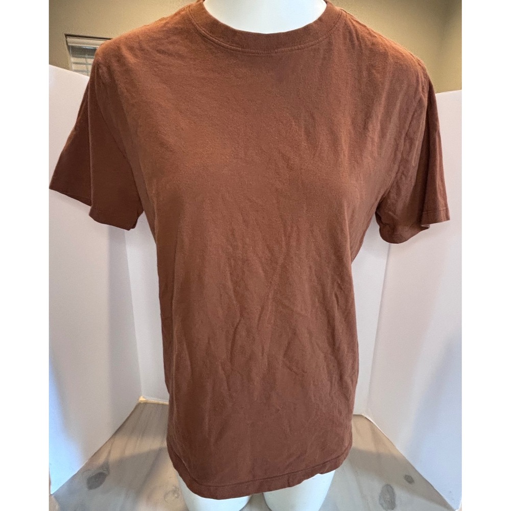 Gap‎ Everyday Soft Crew T-Shirt Arizona Brown Mens Small 797098-42 Cotton Tee